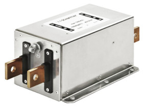 Filtr EMI 50A 1,2 kV DC Schaffner Montaż w obudowie