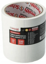 Taśma naprawcza do naprawy balotów wzmacniana wodoodporna AGRO 100mm x 10m Schmith