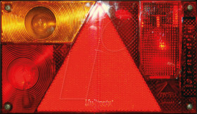 Trailer rear light, 5 functions, left