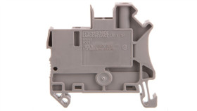 Złączka Szynowa 2-Przewodowa 4Mm2 Śrubowa/Wtykowa Szara Ut 4/ 1P 3045583...