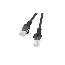 Patchcord - przewód sieciowy Ethernet 1m kat.6 UTP, czarny, Lanberg