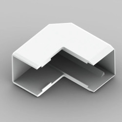 Pokrywa narożna zewnętrzna bezhalogenowa dla kanałów LHD 20X20HF biała 8626HF_HB