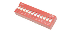 DIPSWITCH 12 x RED