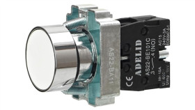 Przycisk Sterowniczy Biały Metal Ba11 Fi22 No As22-Ba11