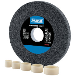 Draper 99566 Aluminium Oxide Bench Grinding Wheel 36G (150mm x 20mm)