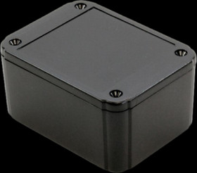 ABS enclosure, (L x W x H) 80 x 60 x 40 mm, black (RAL 9005), IP54, RL6115BK