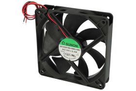 Wentylator; EEC0251B2-000U-A99; 120x120x25mm; kulkowe; 12V; DC; 3,4W; 158m3/h; 40,5dB; 279mA; 2700RPM; 2 przewody; Sunon; RoHS;