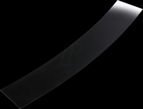 98227 Linion cover, 1 m, curve, black, plastic