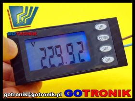 Panelowy miernik AC napięcia, prądu, mocy, energii