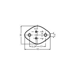 Fischer Elektronik Mica Disk for Insulating Transistors GS 220 P for TO220