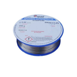CYNEL UNIPRESS Cyna 0,50mm 250g Sn60Pb40 SW26/3/2.5 spoiwo lutownicze PROFESSIONAL