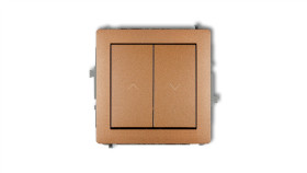 Deco Mechanizm Łącznika Żaluzjowego Z Podtrzymaniem Złoty Metalik 8Dwp-88