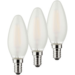 Müller-Licht 400292 LED Candle Shape E14 4W40W Warm White 3 Pack