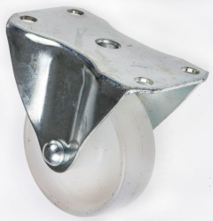 Koło samonastawne średnica kabla 75mm Płyta Flexello 130kg wysokość całkowita 95mm