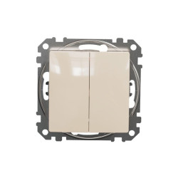 Łącznik podwójny schodowy, beżowy, Sedna Design i Elements SDD112108