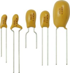 199D Solid-Electrolyte TANTALEX&#8482; Capacitors, Resin-Coated, Radial-Lead