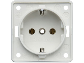 Integro Gniazdo schuko biały 841852502 HAGER