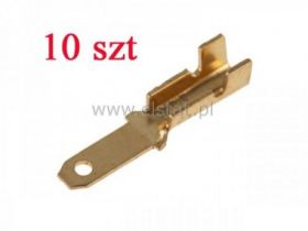 Konektor WT ( wsuwka) mosiądz 2,8 / A-1 + zaczep