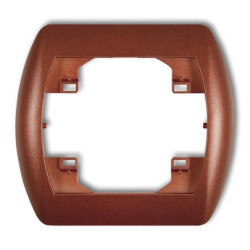 TREND Ramka pozioma pojedyncza brązowy metalik 9RH-1