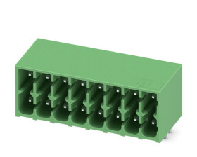 Złącze PCB 8 -pinowe raster 3.5mm 2 -rzędowe Wciskane Męski Phoenix Contact