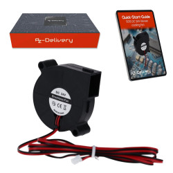 5015 DC 24V fan radial fan-50 x 50 x 15 mm brushless mini blower for electronics cooling, 3D printer, household appliances-quiet