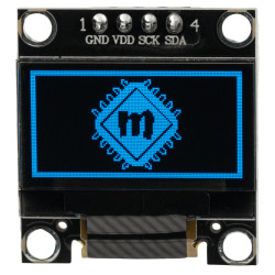 Wyświetlacz OLED 0,96" 128x64px I2C niebieski