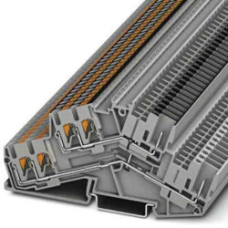 Dwurzędowa złączka szynowa Phoenix Contact 26 → 12AWGWciskane PTTBS 18A 500 V