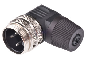 Złącze wielostykowe przemysłowe 3-pinowe M16 Montaż na kablu Gniazdo binder