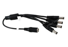 ROZGAŁĘZIACZ TRÓJNIK DC WTYK 2.1 4X GNIAZDO 2.1