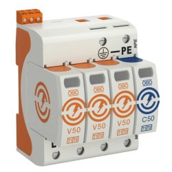 Ogranicznik przepięć Typ T1+T2 3P+N 12,5kA 385V V50-3+NPE+FS-385 5093592