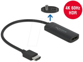 63206 Adapter HDMI-A male to DisplayPort female 4K 60 Hz
