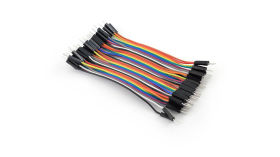 Przewody M-M, 10 cm, 40 szt