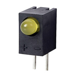 Dioda LED THT Kingbright L-7104CB/1YD, 3 mm, 15 mcd, 1 szt.