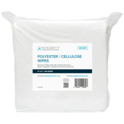 Integrity&#xAE; 600-0510 Poly/Cellulose Dry Wipes 9&quot;x9&quot; 300 Wipes Per Pack