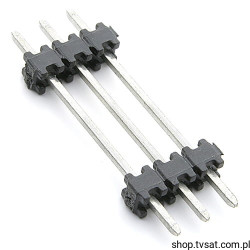 BLOCK-3-PIN Connector 3 Pin to PCB H=22mm R=2.5mm THT AMP