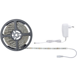 Paulmann 78975 SimpLED LED Strip Set &#x2B; Plug 12V 5m Daylight White