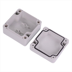 1554BGY Hammond Grey ABS Watertight Enclosure 65 x 65 x 40.5mm