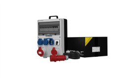 Rozdzielnica Budowlana Z Kablem I Łącznikiem 0-1 Td-S/Fi Skh 32A 16A 3X230v...