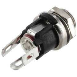 Encitech 3257-0011-04 RJ10 Plug Connector 4P4C black horizontal mount