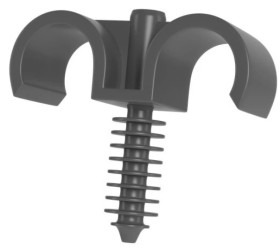 Obejma do rur elektroinstalacyjnych typ RING22-BIS szary UV /100szt./ 68507