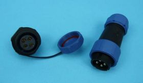 SP-2110 4-PIN 30A/250V IP68 ZŁ.HERMETYC