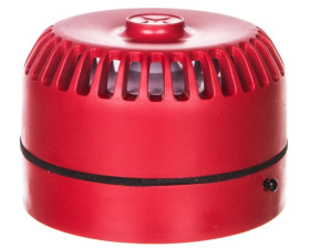 Sygnalizator akustyczny ROLP 9-28VDC 102dB czerwony płytki 32 tony CNBOP ROLP/SV/R/S 540501FULL-0389X