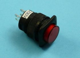 MNK-230R 1,5A LED-230V PRZEŁ.OKRĄGŁY