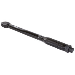 Sealey AK623B Micrometer Torque Wrench 3/8&quot;Sq Drive Calibrated Black Series