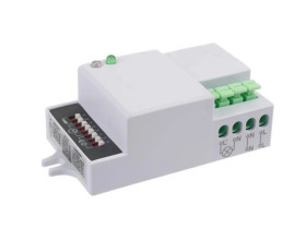 Mikrofalowy czujnik ruchu MINI, 360/180, 1200W, natynkowy