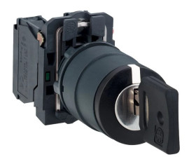 Przełącznik piórkowy komp. O 22, 3-poz. stabilny, 2 NO Ronis 455 XB5AG33