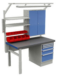 Stół warsztatowy szer. 1500mm Nie Stół warsztatowy Stal dł. 750mm wys. 850mm