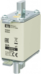 Wkładka bezpiecznikowa - z wybijakiem NH00/K 50A gG 690V 004111182 /3szt./