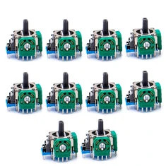 10 sztuk/pakiet Dżojstik Analogowy 3D do zamienników kontrolerów PS5/PS4 Części naprawcze i akcesoria