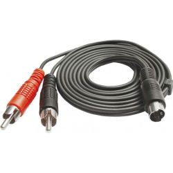 Złącze SVHS wt-2xRCA 3m ŁEZKA